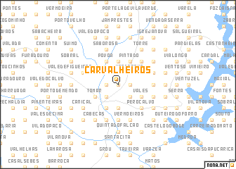 map of Carvalheiros