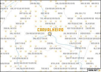 map of Carvalheiro