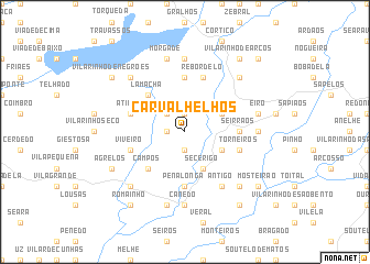 map of Carvalhelhos