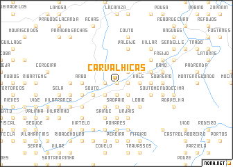 map of Carvalhiças