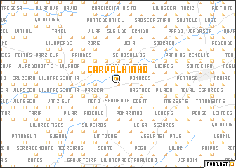 map of Carvalhinho