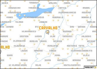 map of Carvalho