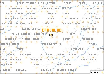 map of Carvalho