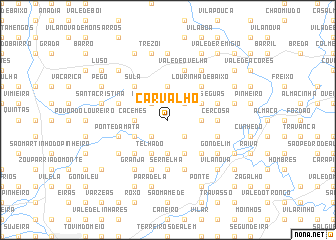 map of Carvalho