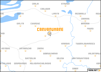 map of Carvănu Mare
