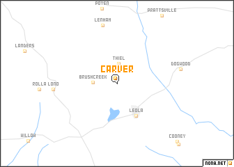 map of Carver