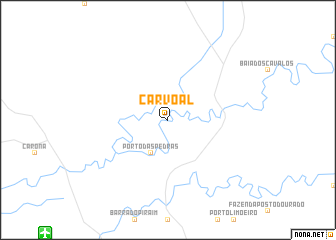 map of Carvoal