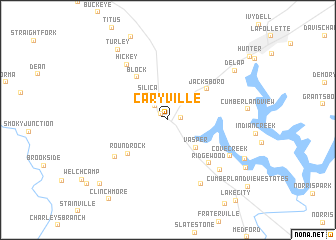 map of Caryville