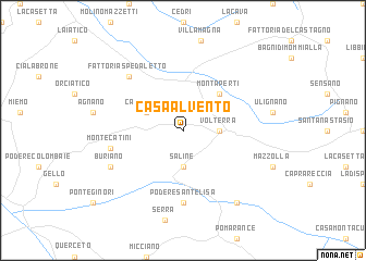 map of Casa al Vento