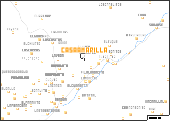 map of Casa Amarilla