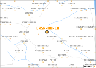 map of Casa Andrea