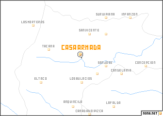 map of Casa Armada