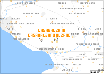 map of Casa Balzano