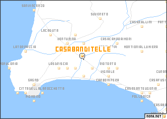 map of Casa Banditelle