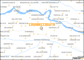 map of Casa Beccaguta