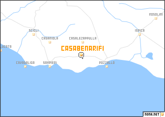 map of Casa Benarifi