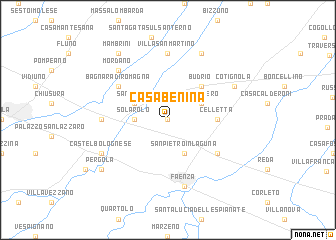 map of Casa Benina