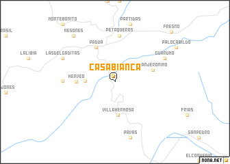 map of Casabianca