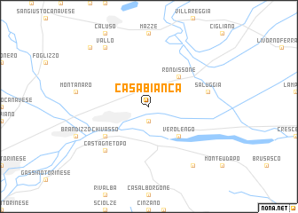 map of Casabianca