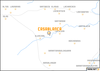 map of Casa Blanca