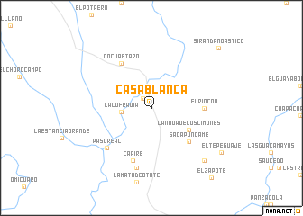 map of Casa Blanca