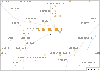 map of Casa Blanca