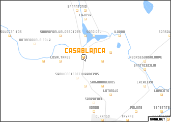 map of Casa Blanca