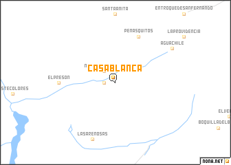 map of Casa Blanca