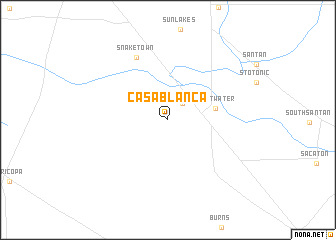 map of Casa Blanca