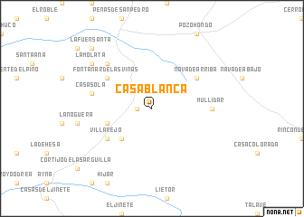 map of Casa Blanca