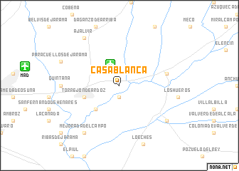 map of Casa Blanca