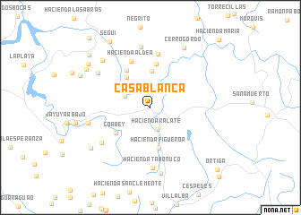 map of Casa Blanca