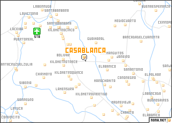 map of Casa Blanca