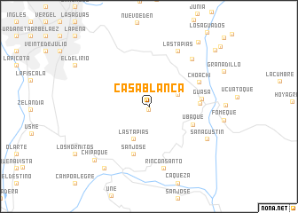 map of Casa Blanca