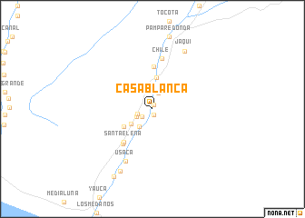 map of Casa Blanca