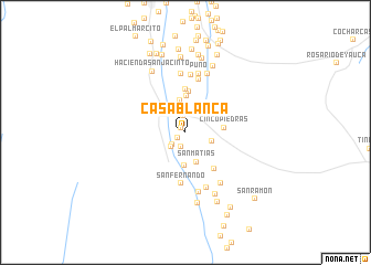 map of Casa Blanca