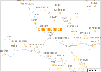 map of Casa Blanca