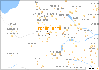 map of Casa Blanca