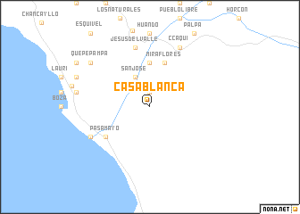 map of Casa Blanca