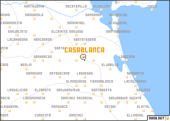 map of Casa Blanca