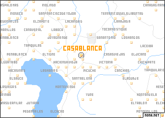 map of Casa Blanca