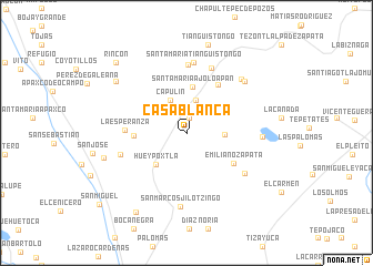 map of Casa Blanca