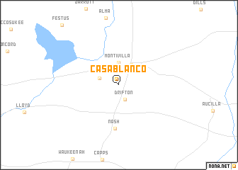 map of Casa Blanco