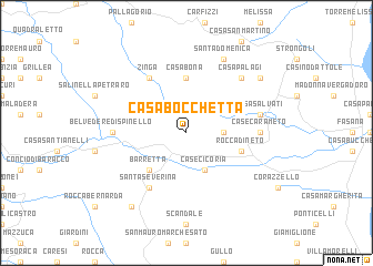 map of Casa Bocchetta