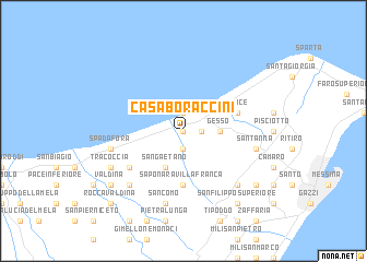 map of Casa Boraccini