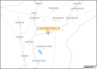 map of Casa Branca