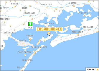 map of Casa Bubbaco