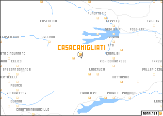 map of Casa Camigliati