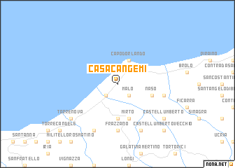 map of Casa Cangemi