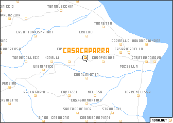 map of Casa Caparra